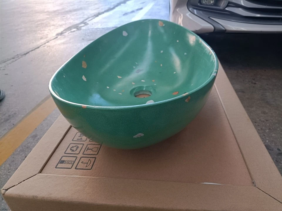 terrazzo mop sink